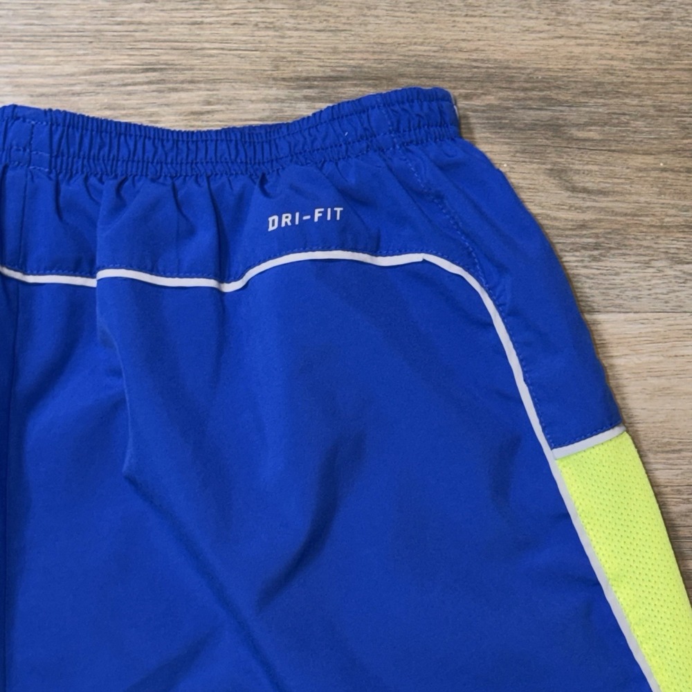 Nike Dri-FIT Running Training Shorts 9" Mens M Two-Tone Design Logo 547835-489 - Picture 6 of 11